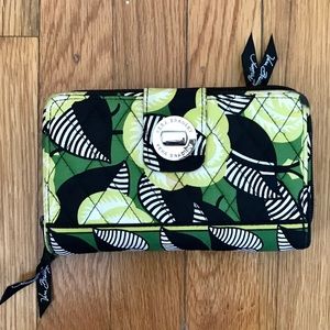 Vera Bradley turn lock wallet